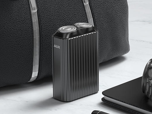 奥克斯剃须刀（产品渲染+主图）