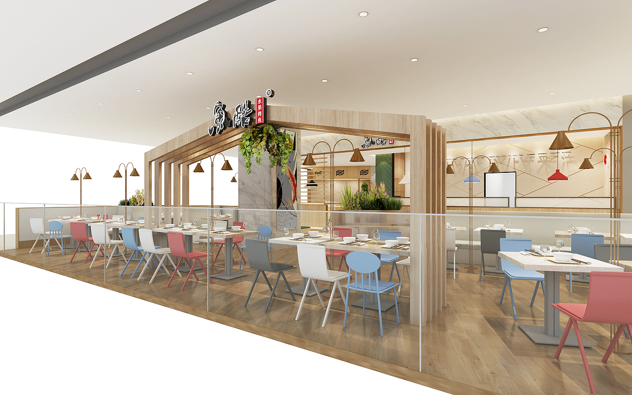 餐厅酒店效果图作品