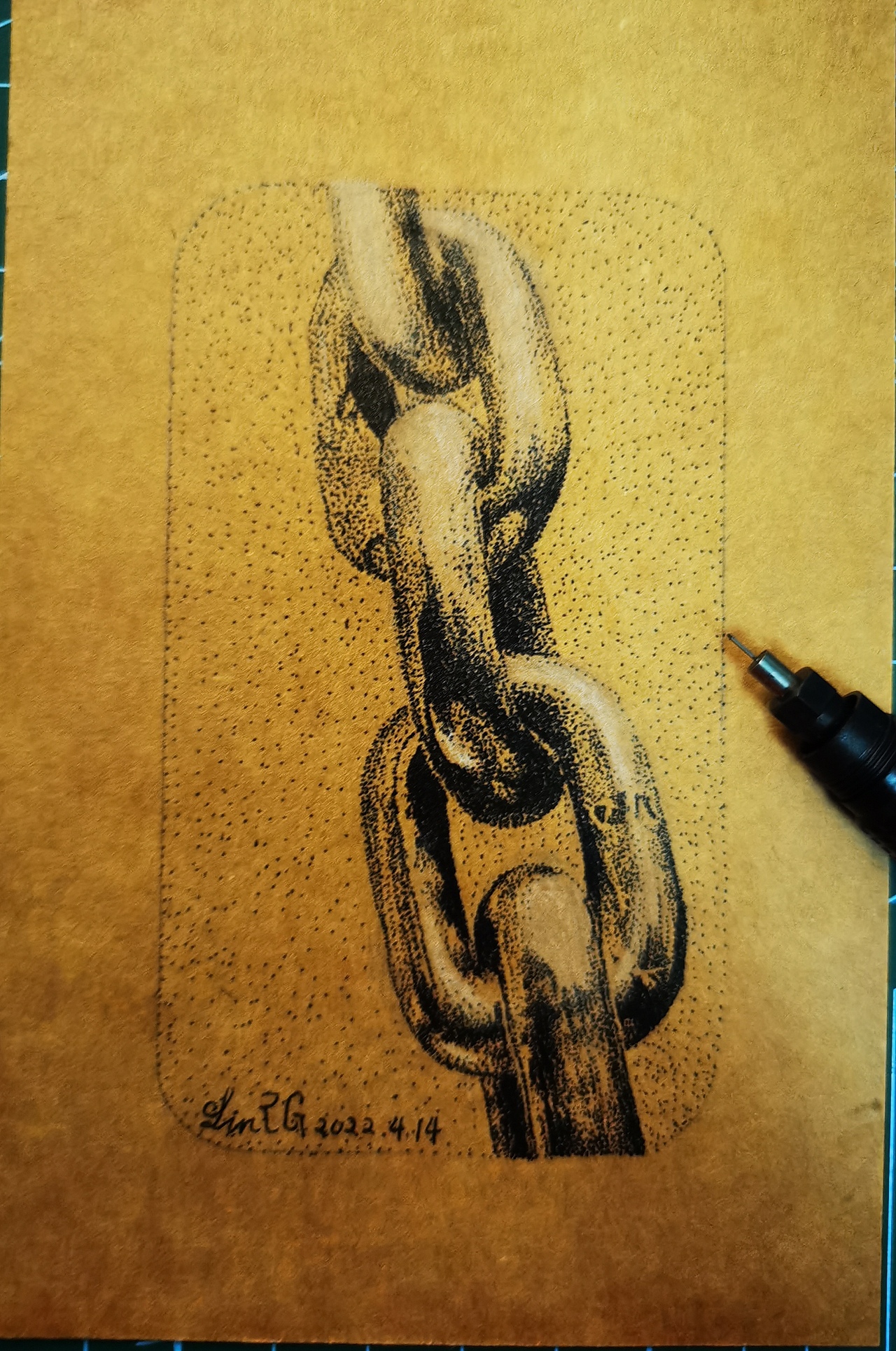 钢链（图ZMjk3NTExNDA0） - 绘画 - 站酷设计师老树林原创素材 - 站酷ZCOOL