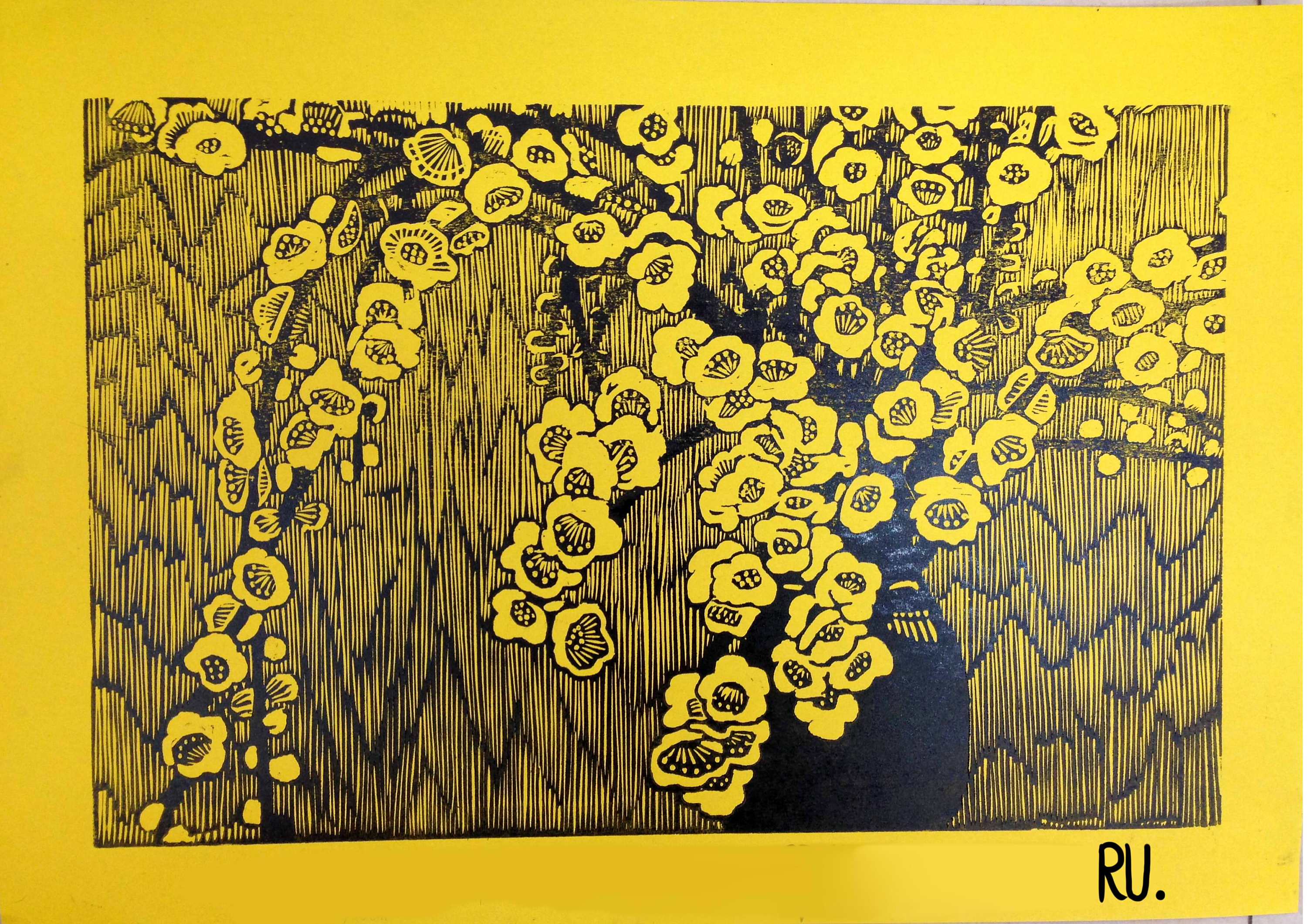 做回小木匠 木版画|手工艺|工艺品设计|小茹的画画世界 - 原创作品