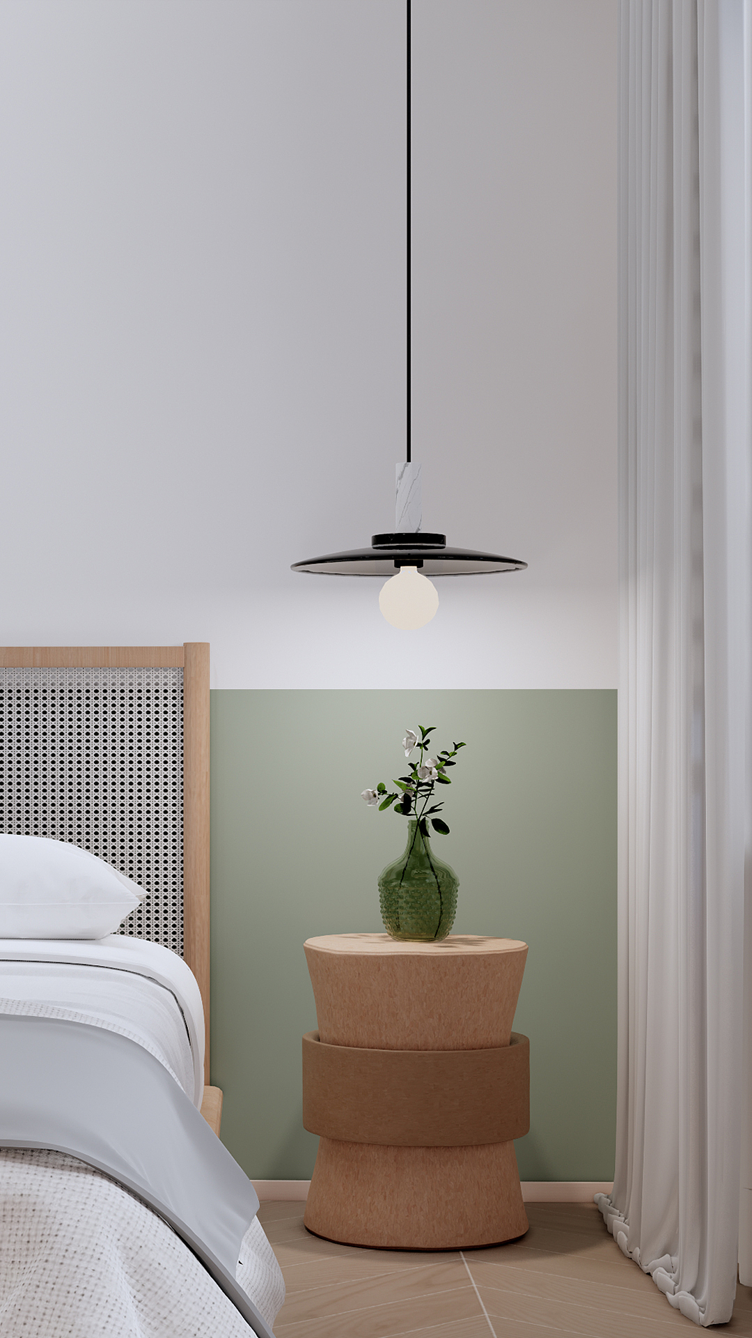 172㎡现代奶咖风，春日里的温柔