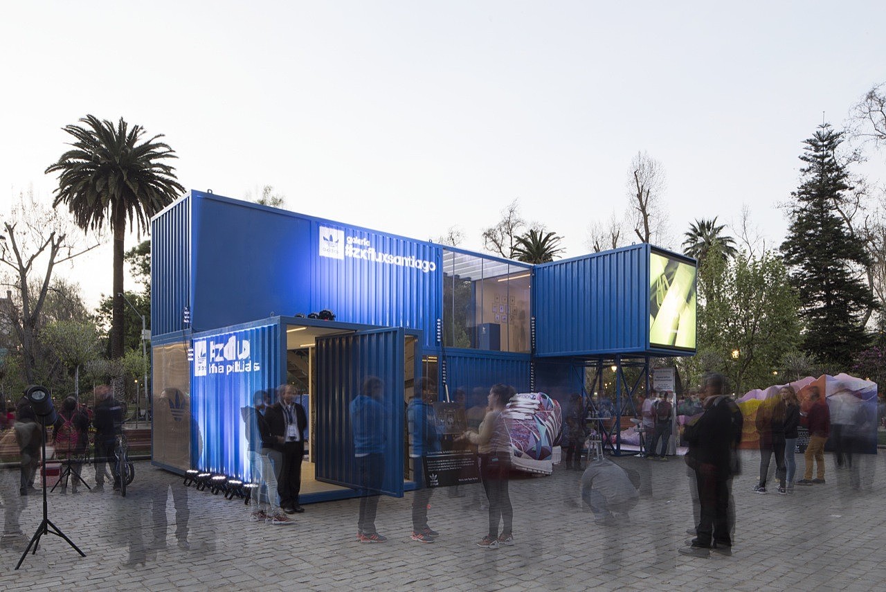 引极度舒适的集装箱展厅