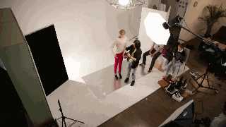 某品牌秋冬打底裤平面拍摄