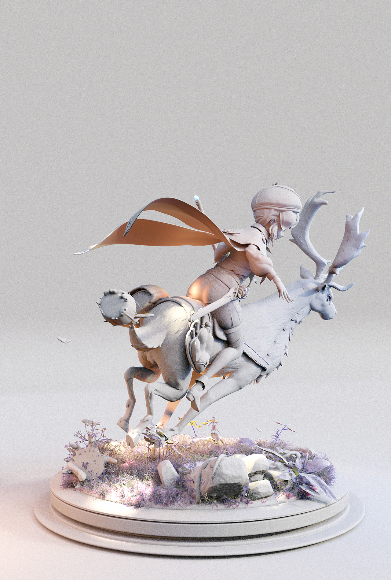 3D手办模型-坐骑