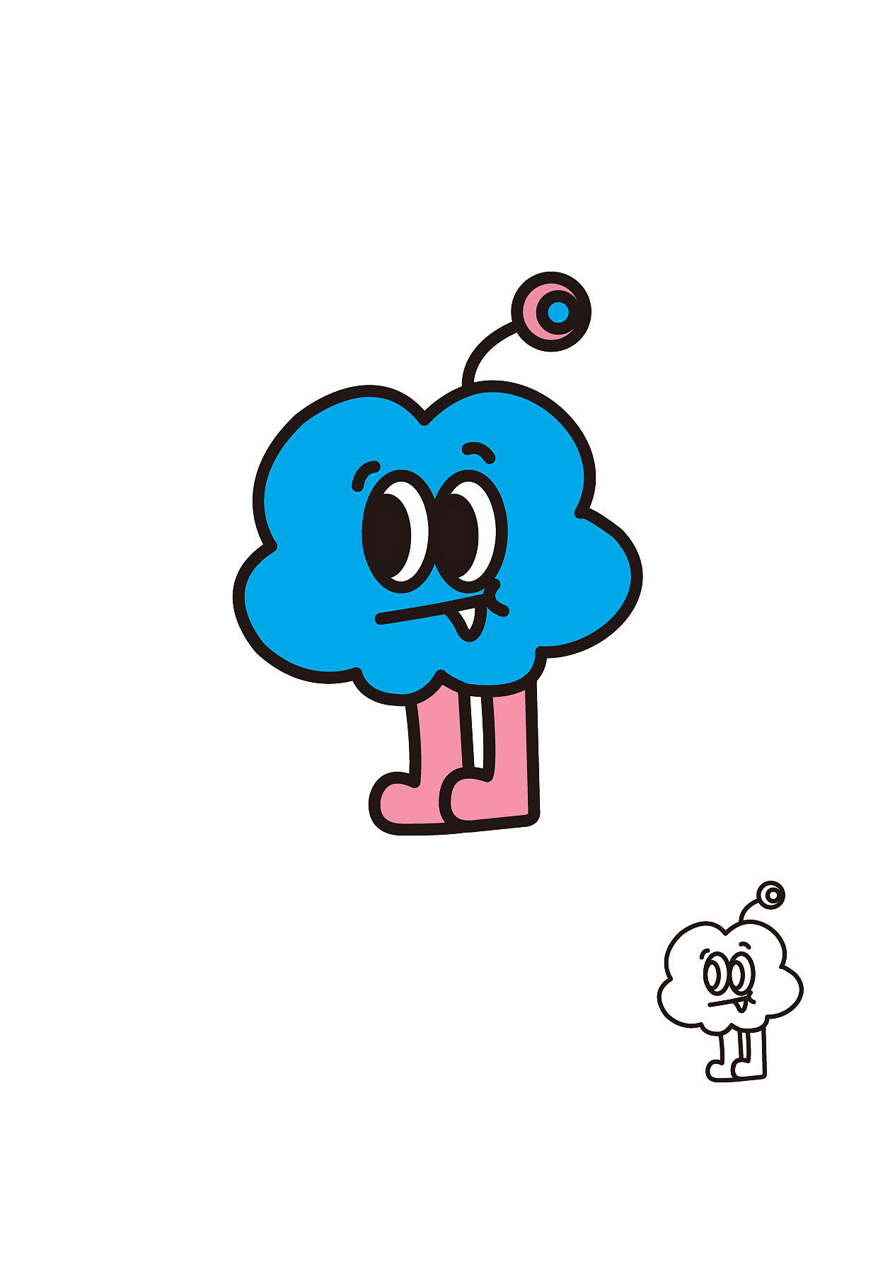 原创插画-《小怪兽头像》（图ZMjk1NjA5OTQ0） - 商业插画 - 站酷设计师小厘同学原创素材 - 站酷ZCOOL