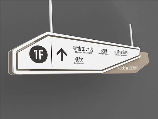 商业导视系统设计下载|商业街导视系统设计