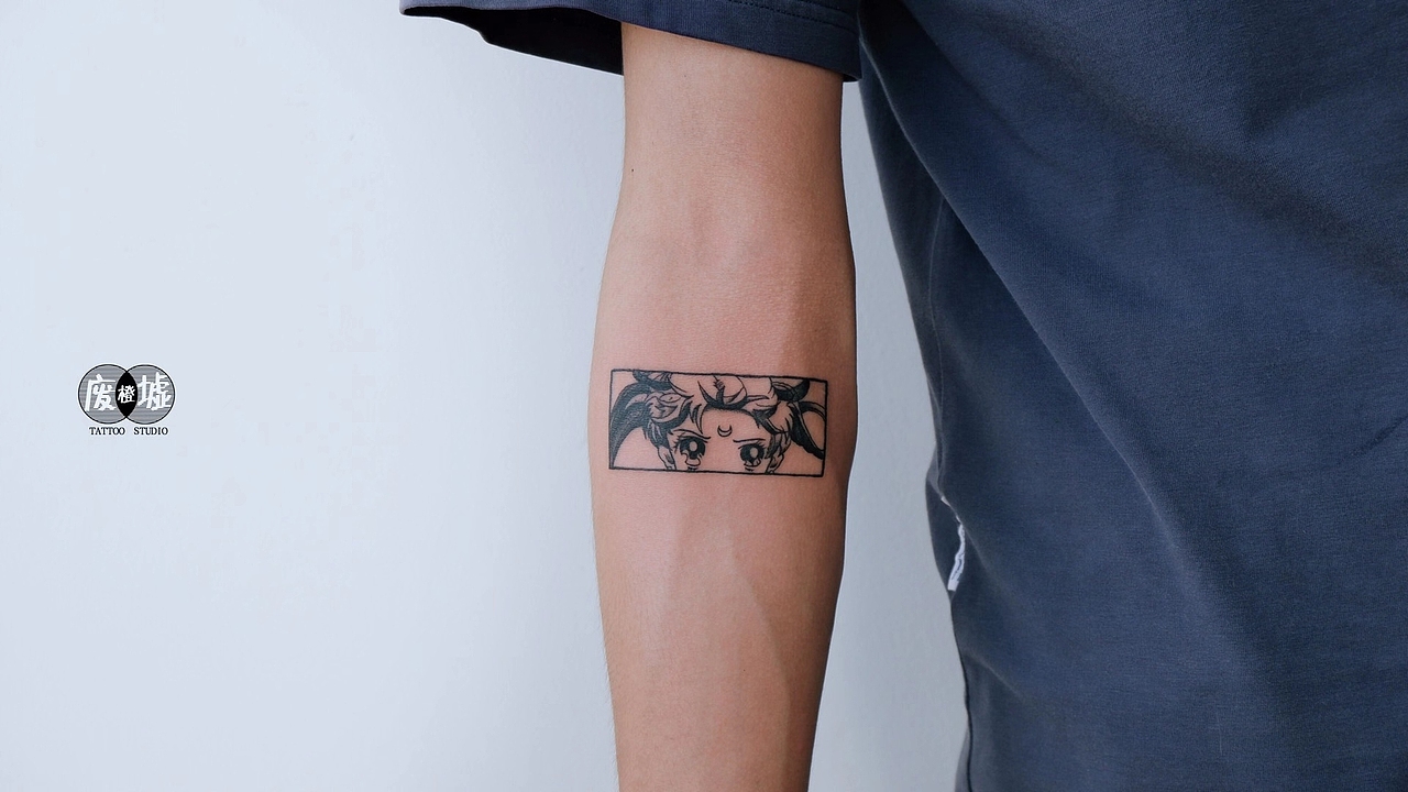 昆明纹身 美少女战士 废墟刺青