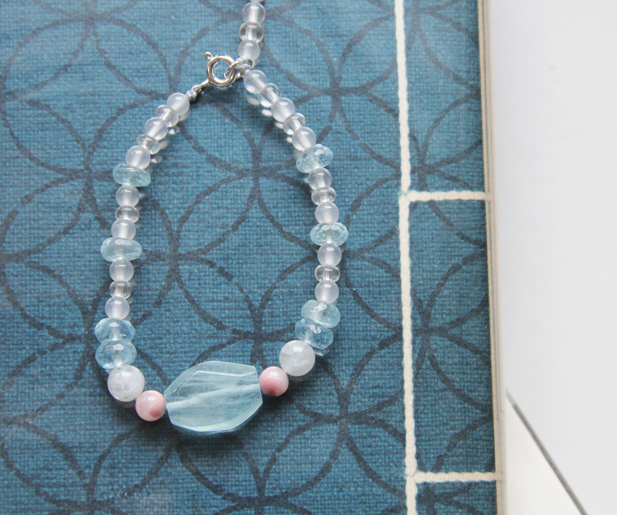 月色与雪色之间,你是第三种绝色。」项链+手链