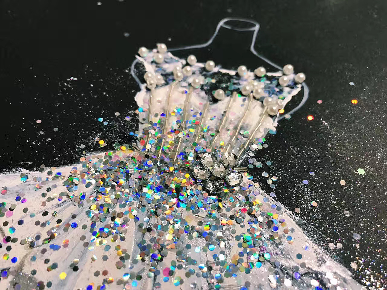 創(chuàng)意時裝畫《夢的嫁衣》（圖ZMjk3NTYxMjc2） - 正裝/禮服 - 站酷設(shè)計(jì)師馬倩MaQian原創(chuàng)素材 - 站酷ZCOOL