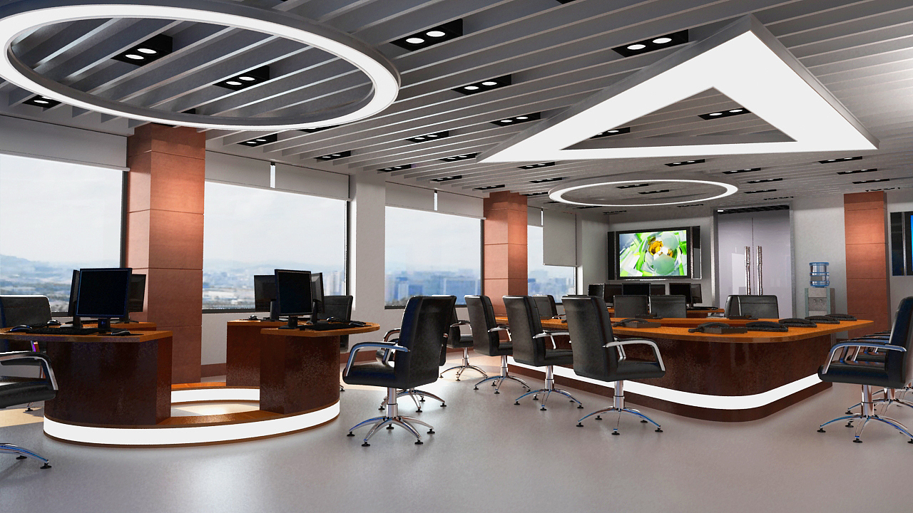 虚拟演播室、实体演播室、融媒体中心设计（图ZMTM0NTc5MDEy） - 舞台美术 - 站酷设计师L1ghtM0del原创素材 - 站酷ZCOOL