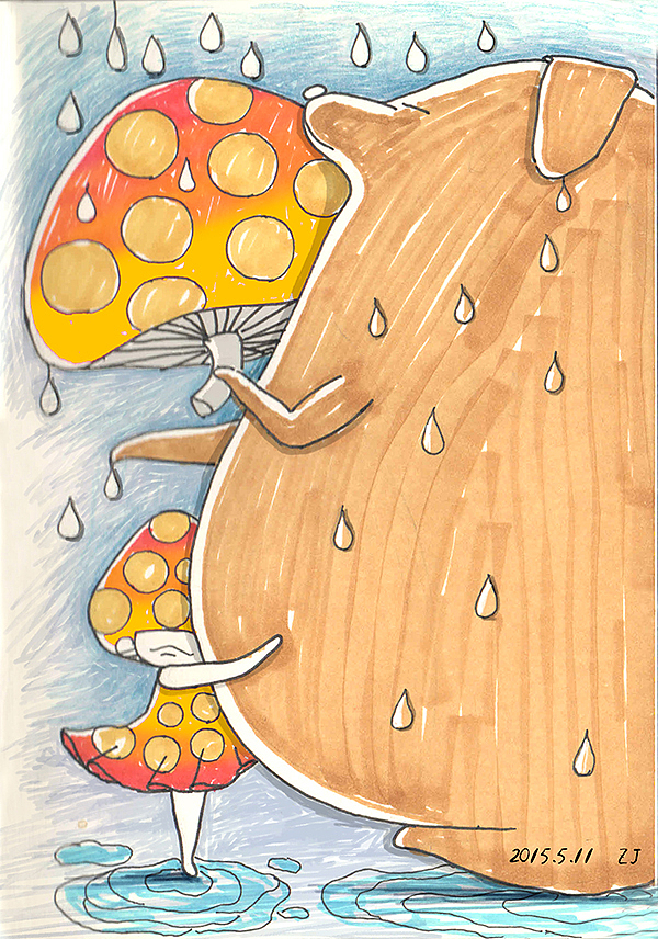 下雨天