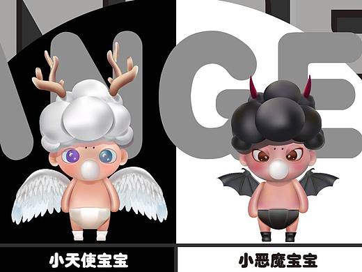 小天使恶魔IP设计