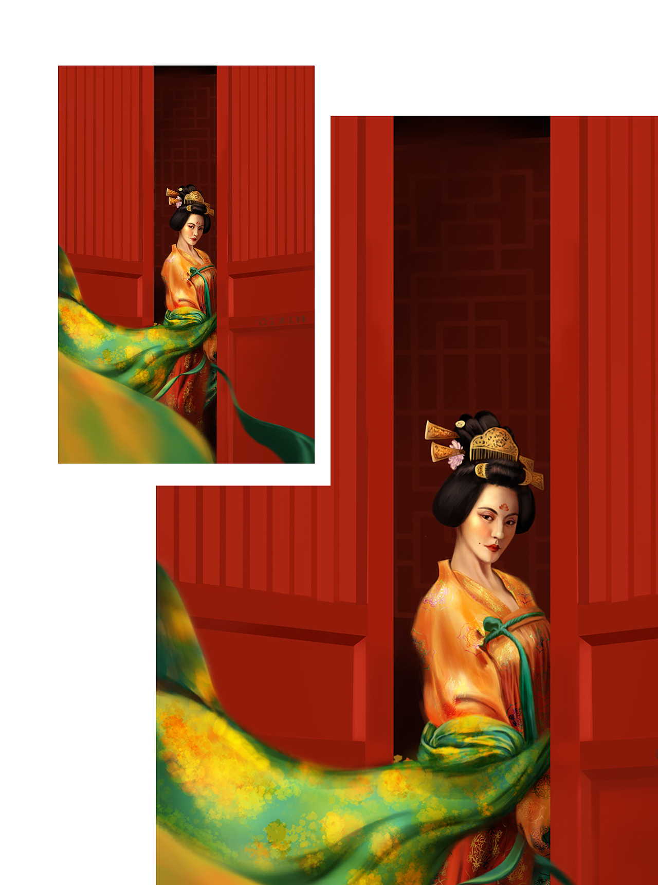 长安十二时辰/热依扎唐装