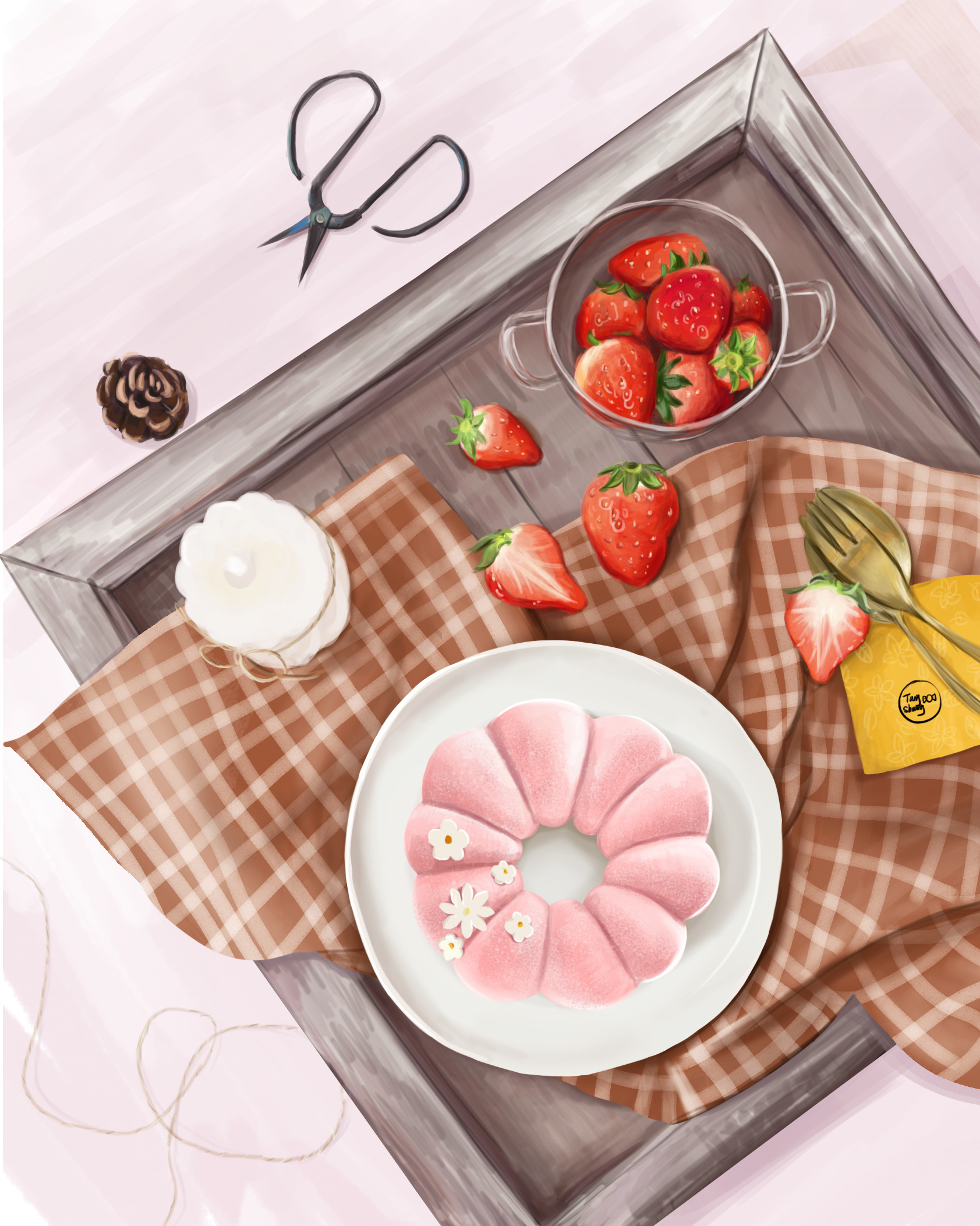 手绘班第二期静物练习