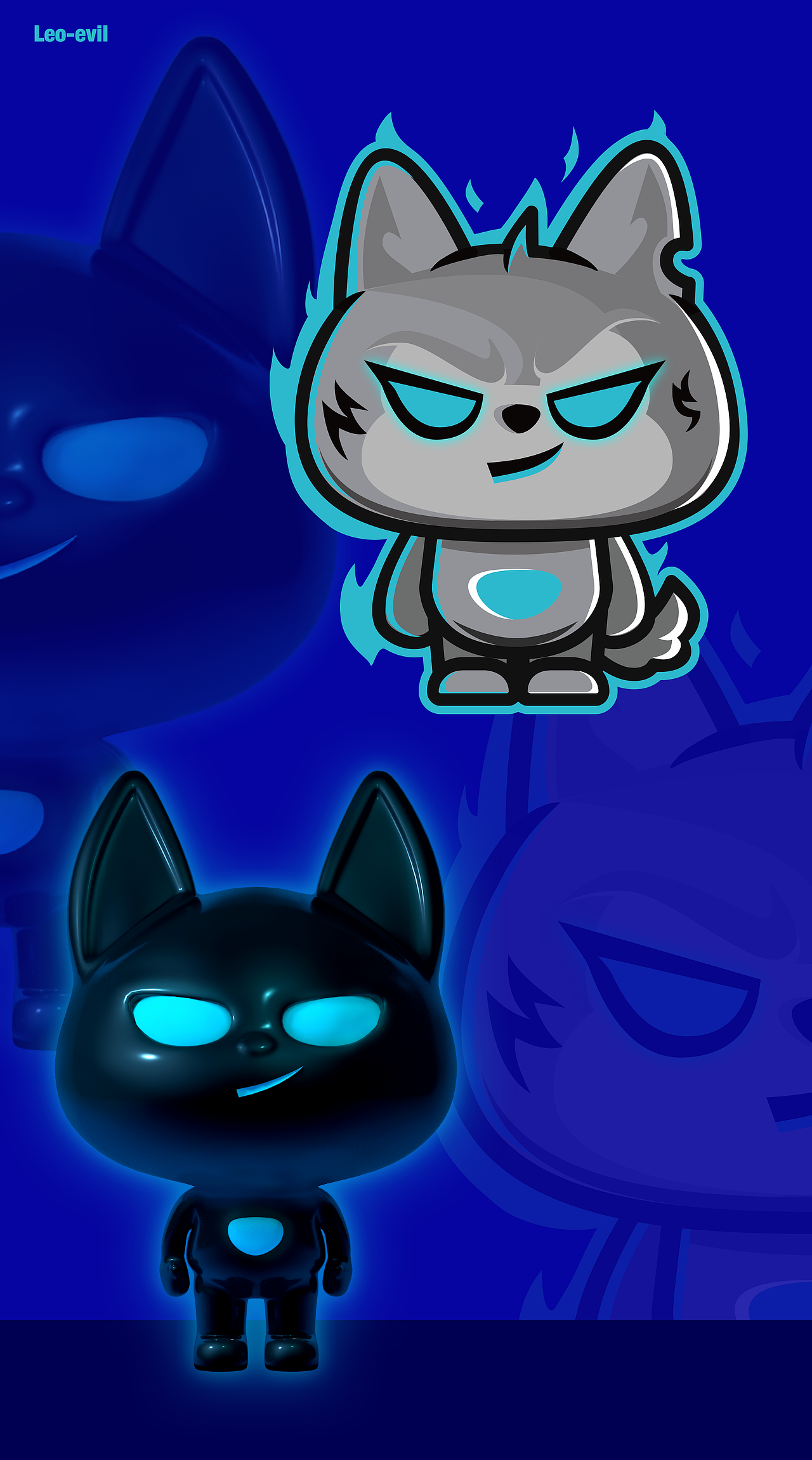 leo小宇航员ip形象三维小场景