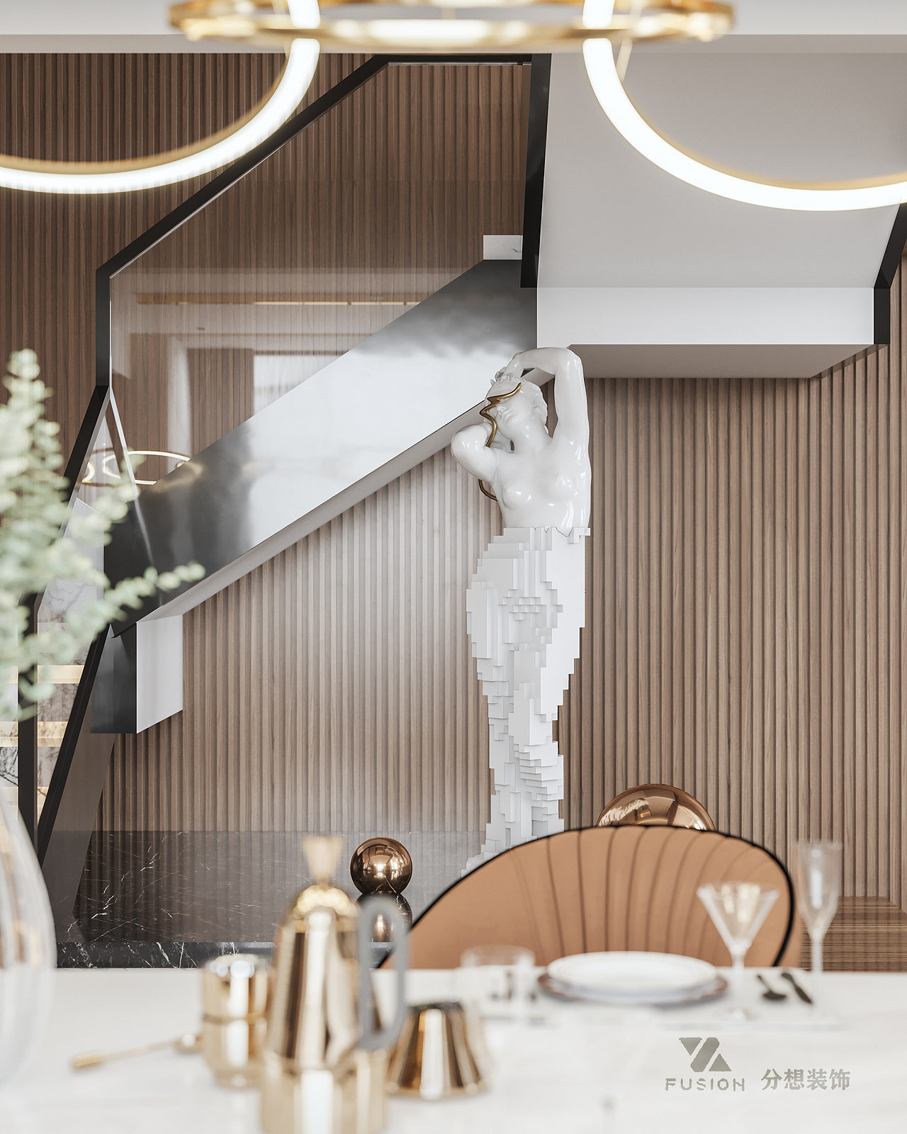 别墅设计暖色（图ZMjQ4MDIwNTI4） - 家装设计 - 站酷设计师RongT原创素材 - 站酷ZCOOL