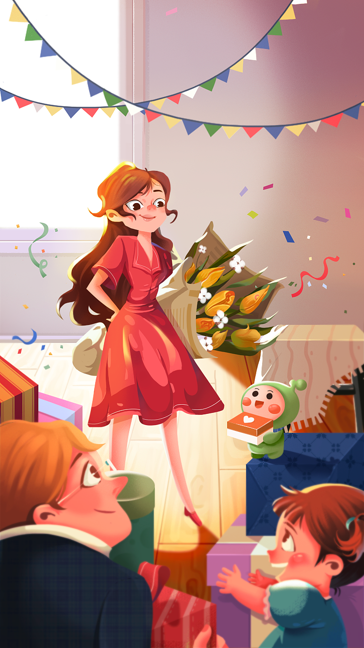 飒飒老妈（图ZMjAxNjU2MDU2） - 创作习作 - 站酷设计师其思思其原创素材 - 站酷ZCOOL