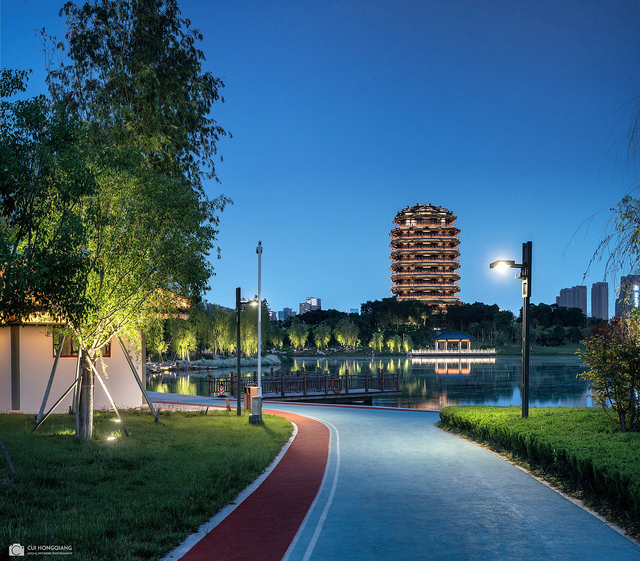 景观摄影 | 齐盛湖公园