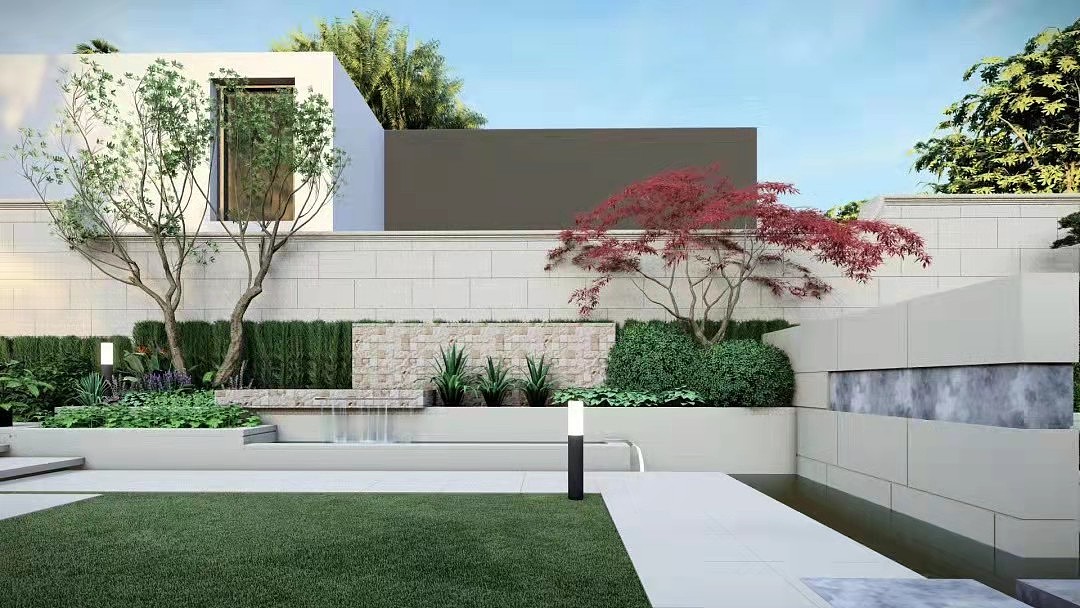 室外花园效果图