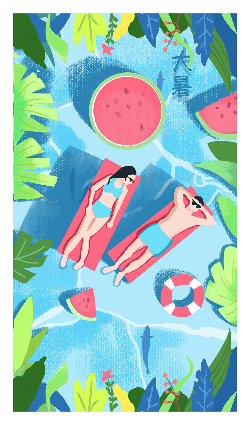 二十四节气插画系列一