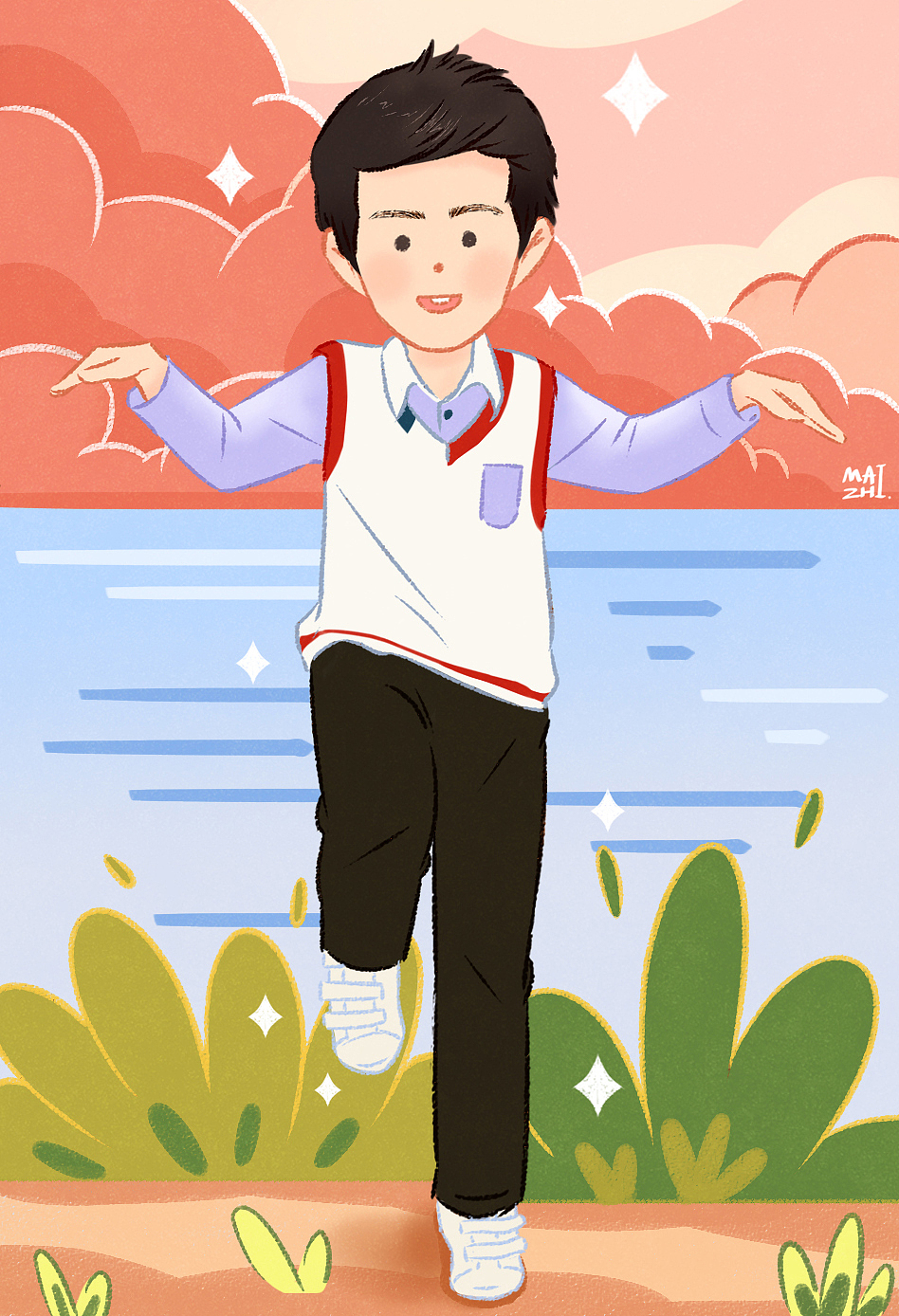 六一兒童節(jié) 愿你永遠(yuǎn)保持童真??（圖ZMTYwODk1NjY4） - 商業(yè)插畫(huà) - 站酷設(shè)計(jì)師麥吱XD原創(chuàng)素材 - 站酷ZCOOL