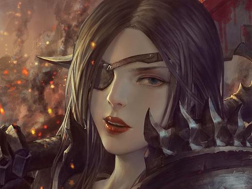 女战士 战场绞肉机