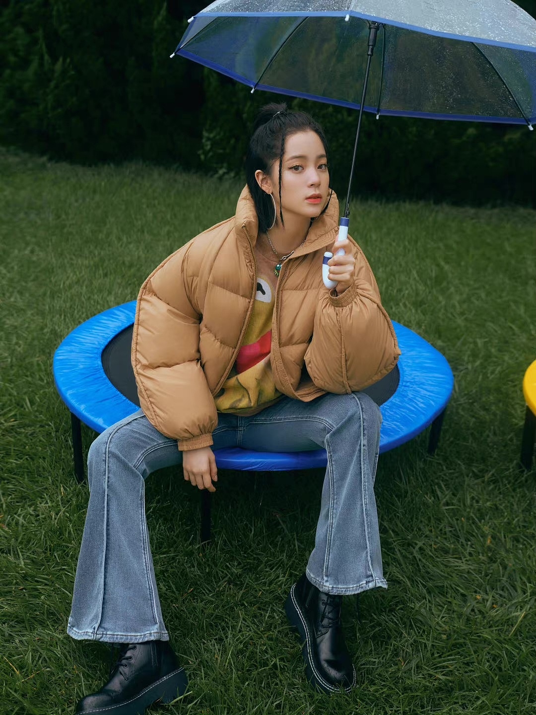 欧阳娜娜 欧阳娣娣✖️太平鸟科米蛙联名（图ZMjcwMTA5MjUy） - 时尚/艺术摄影 - 站酷设计师BangjieJi原创素材 - 站酷ZCOOL