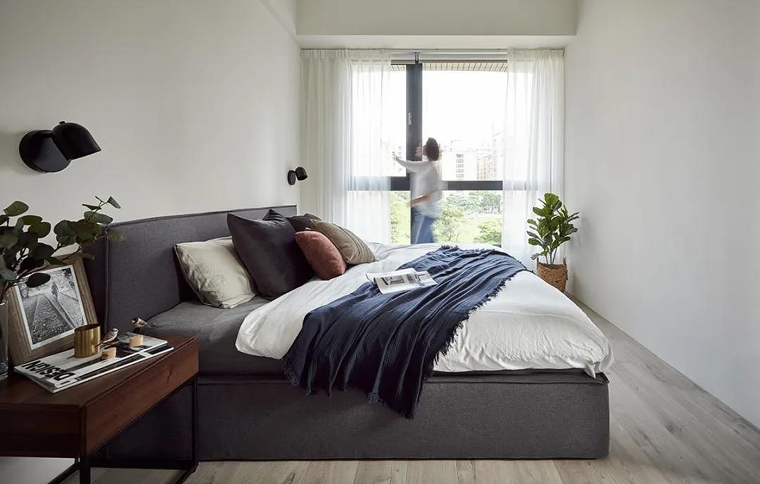 99m²现代质感大平层,灰色系的搭配 