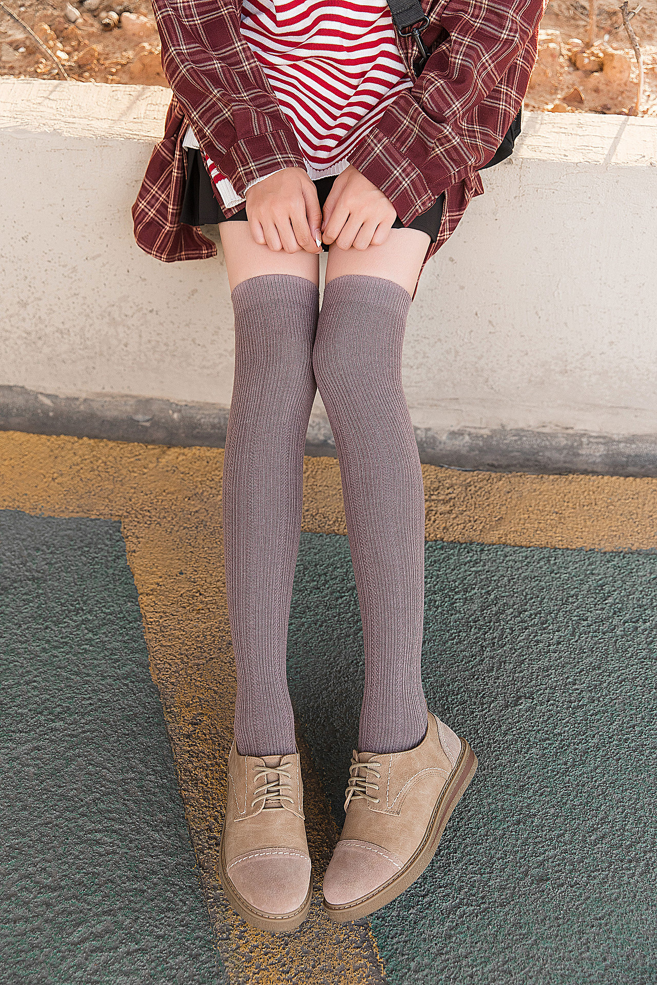 2019秋冬款日系过膝袜女袜长筒袜街拍