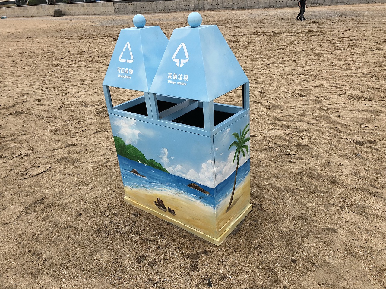 珠海垃圾桶彩绘,珠海果皮箱手绘