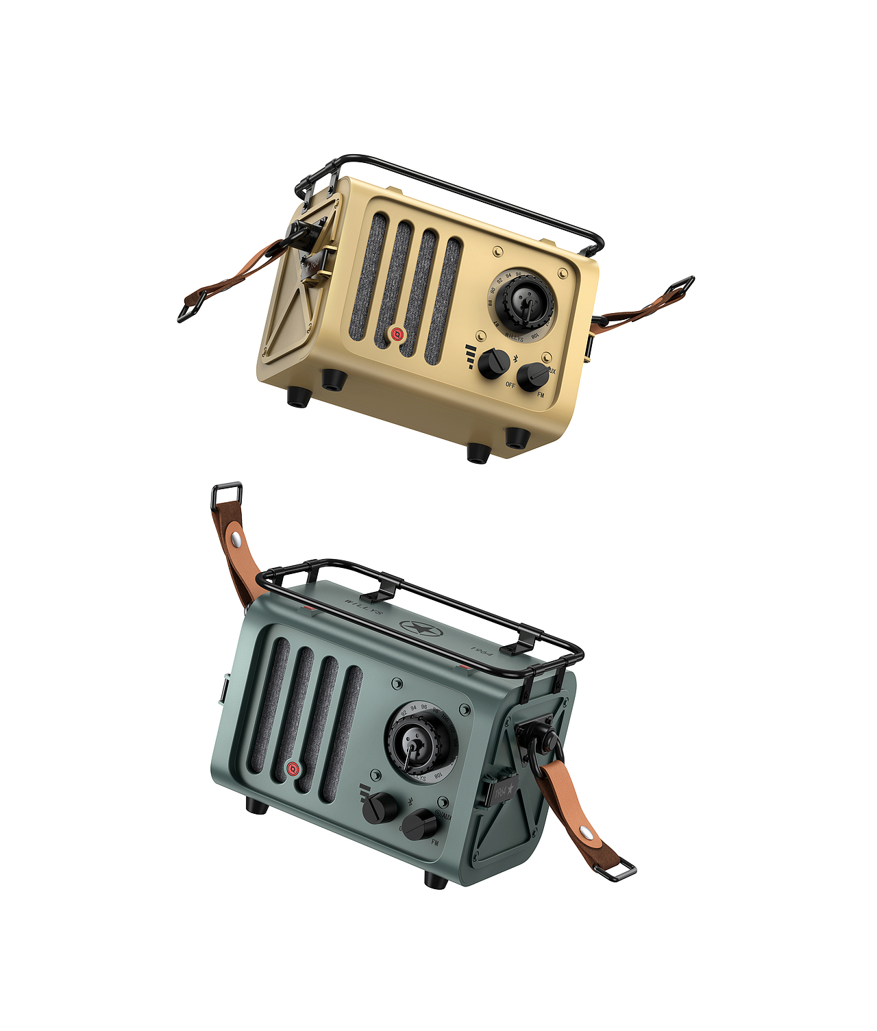 猫王收音机建模渲染