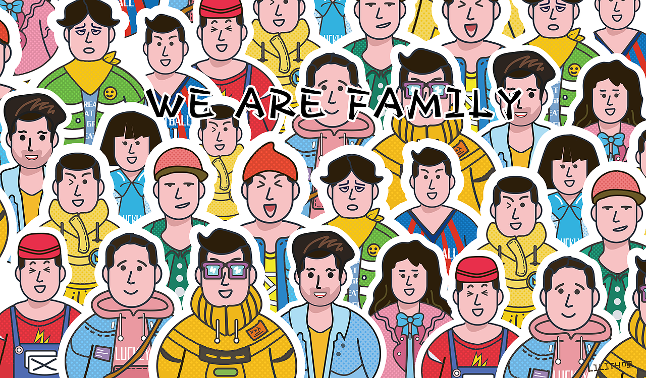 人物头像wearefamily
