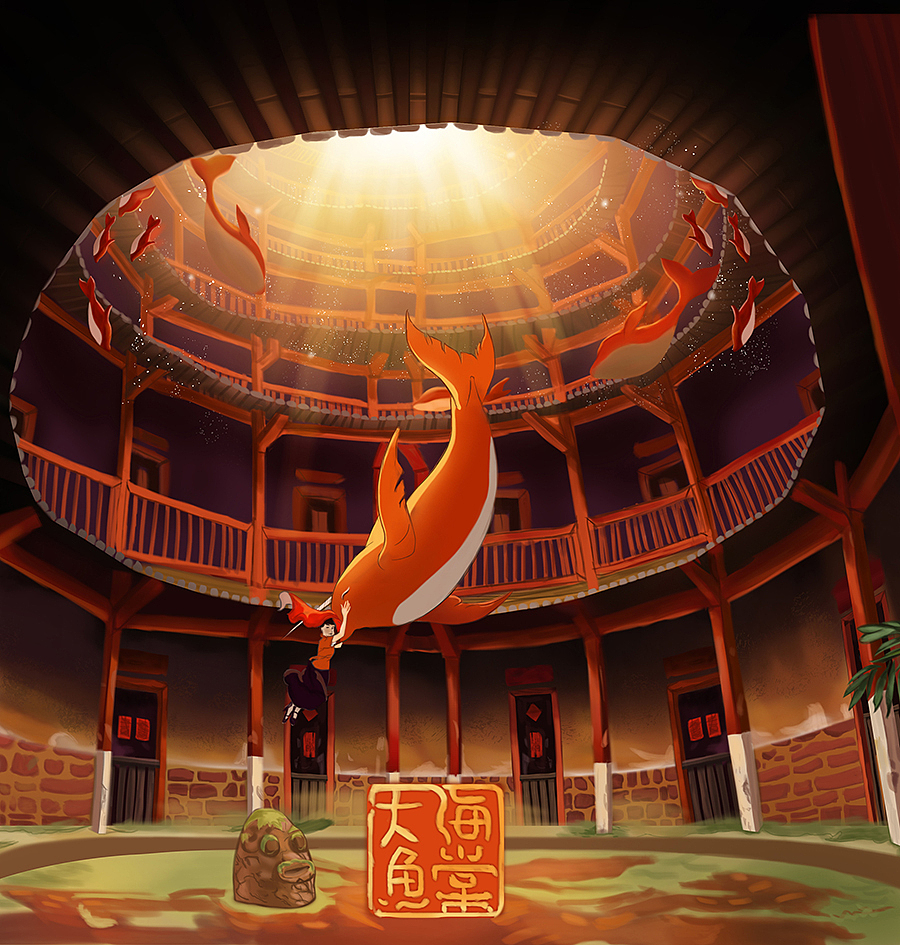 手绘临摹大鱼海棠