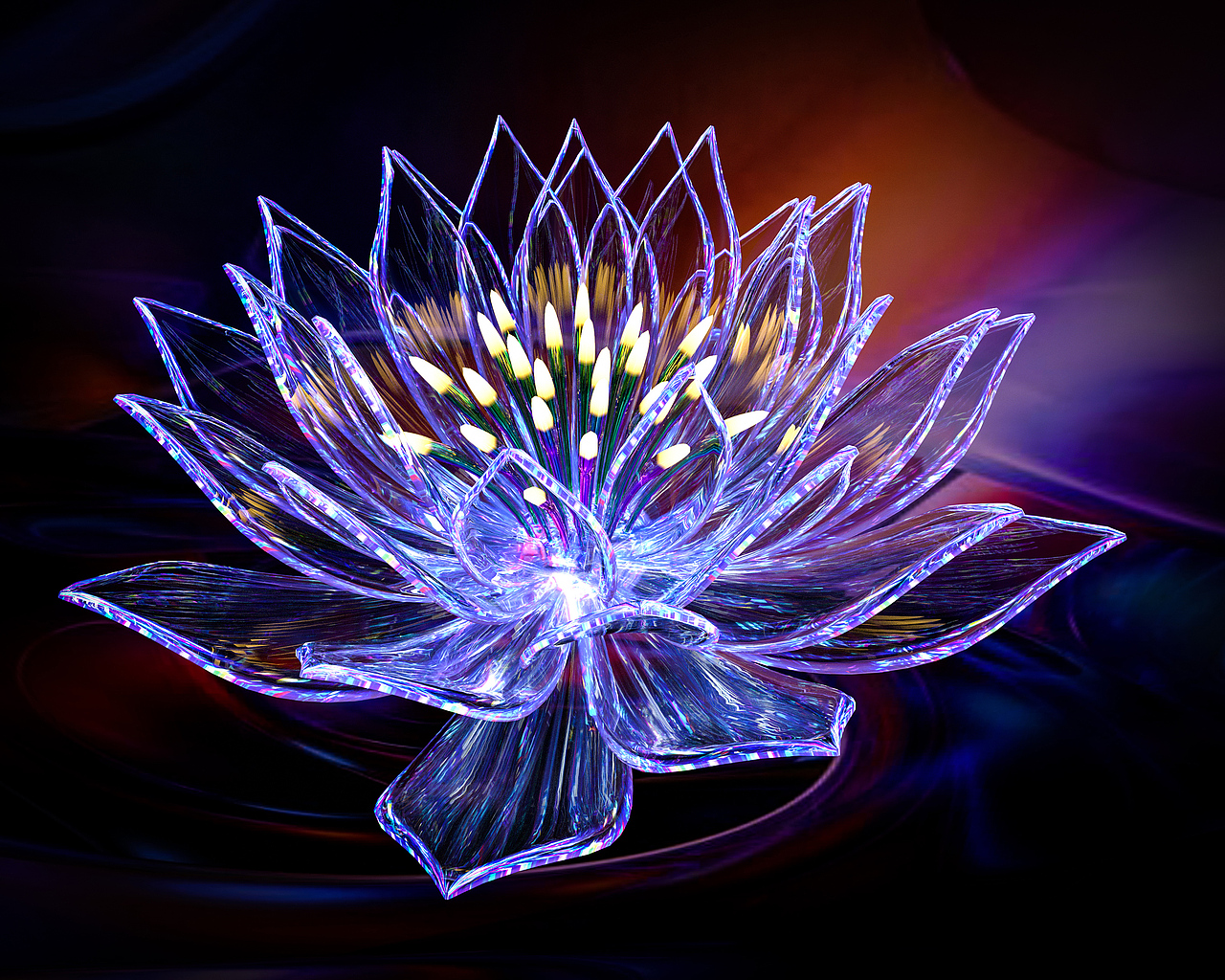 莲花c4d贴材质与光后期