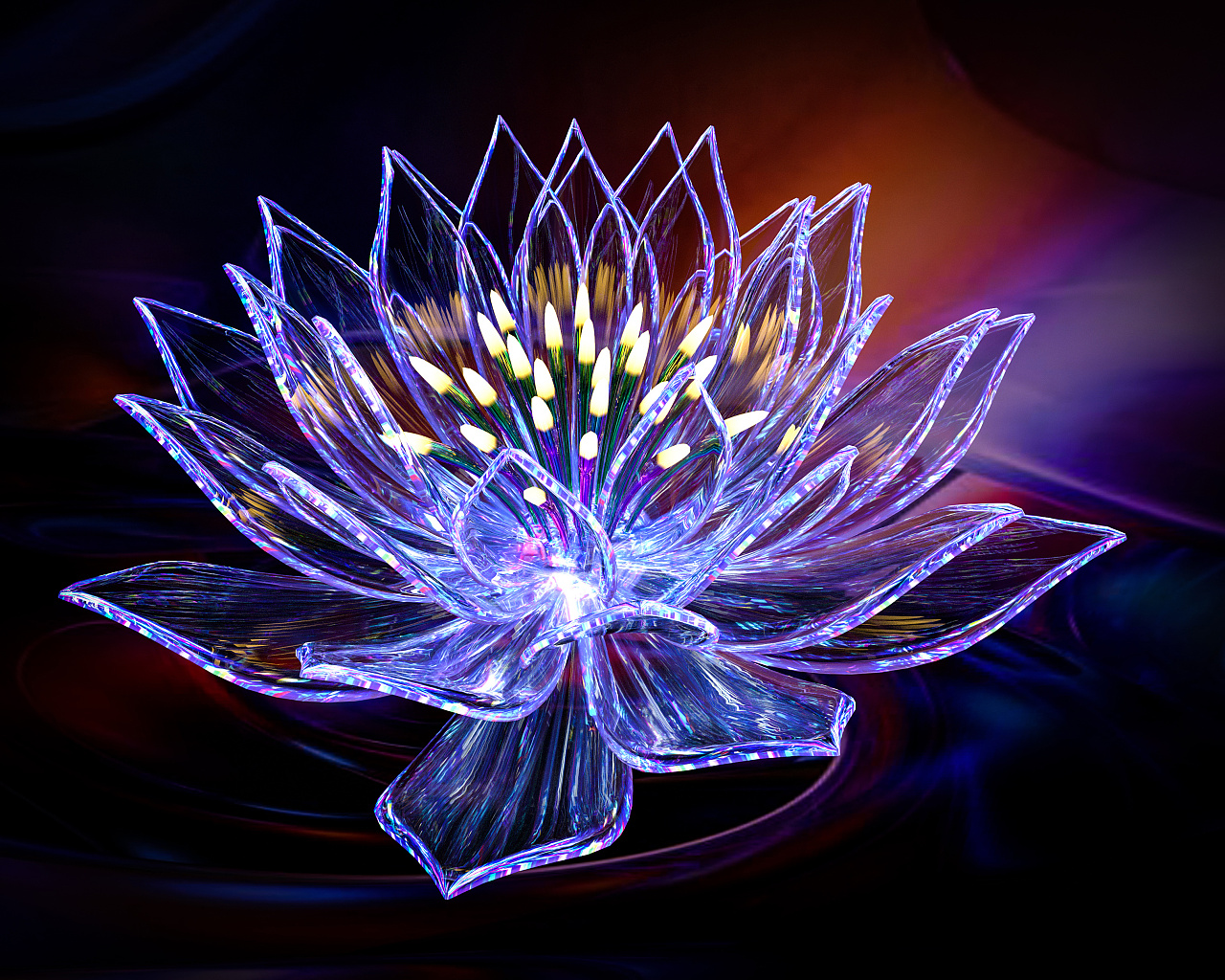 莲花c4d贴材质与光后期