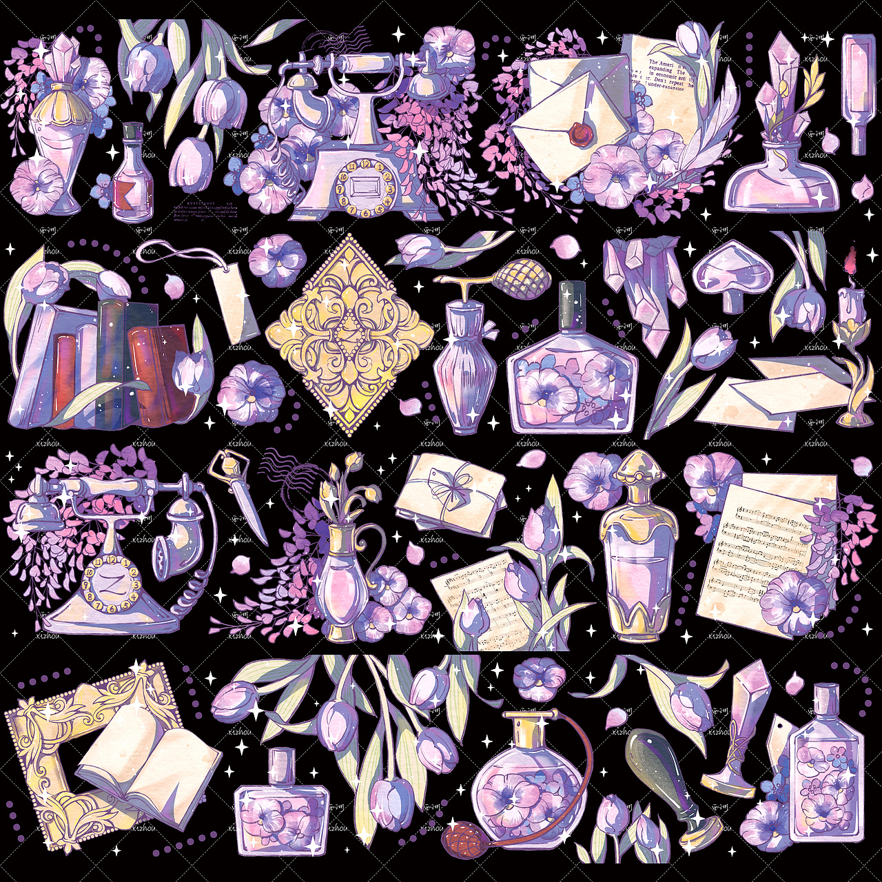 今年的第一个九图（图ZMjk1NjcyNTA0） - 艺术插画 - 站酷设计师西洲洲洲洲洲洲原创素材 - 站酷ZCOOL