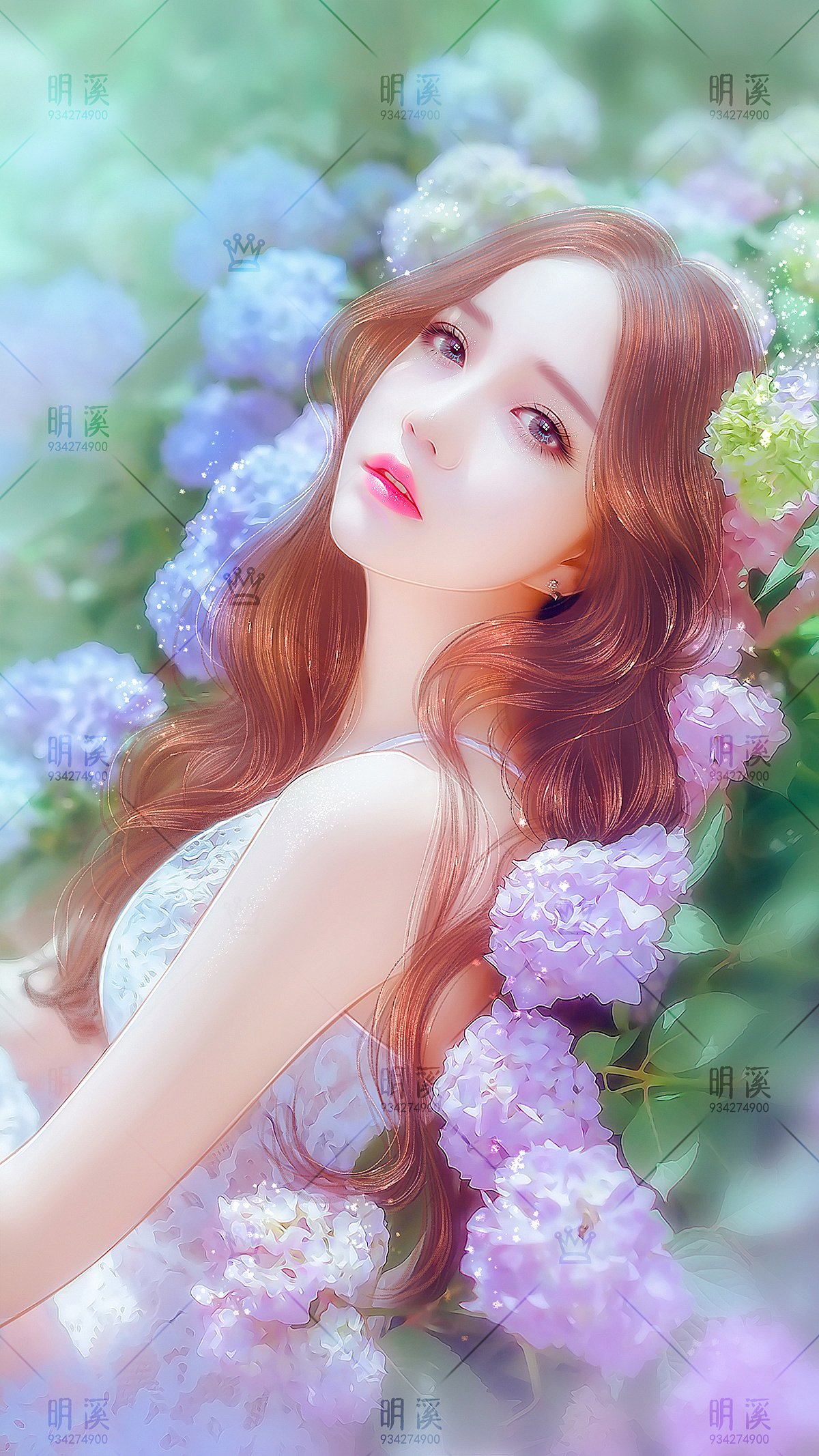 明溪 照片转手绘 视频教程 双风格 花盐风and七彩风 - 原创作品