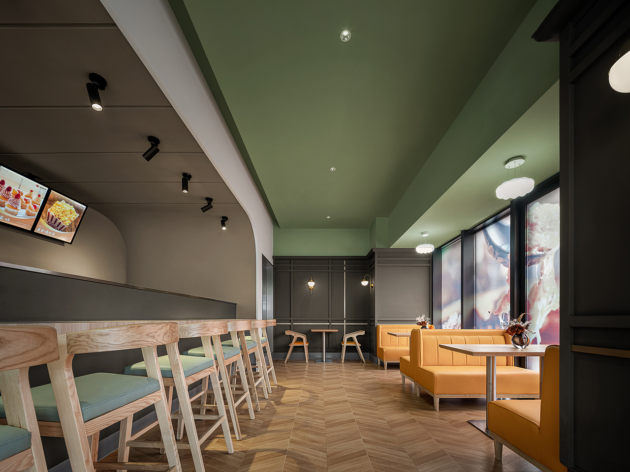 “饮食至乐”深圳餐饮休闲空间设计，仁恒芯梦园（图ZMjgwMjgyODI4） - 酒店餐饮设计 - 站酷设计师艺鼎装饰设计原创素材 - 站酷ZCOOL