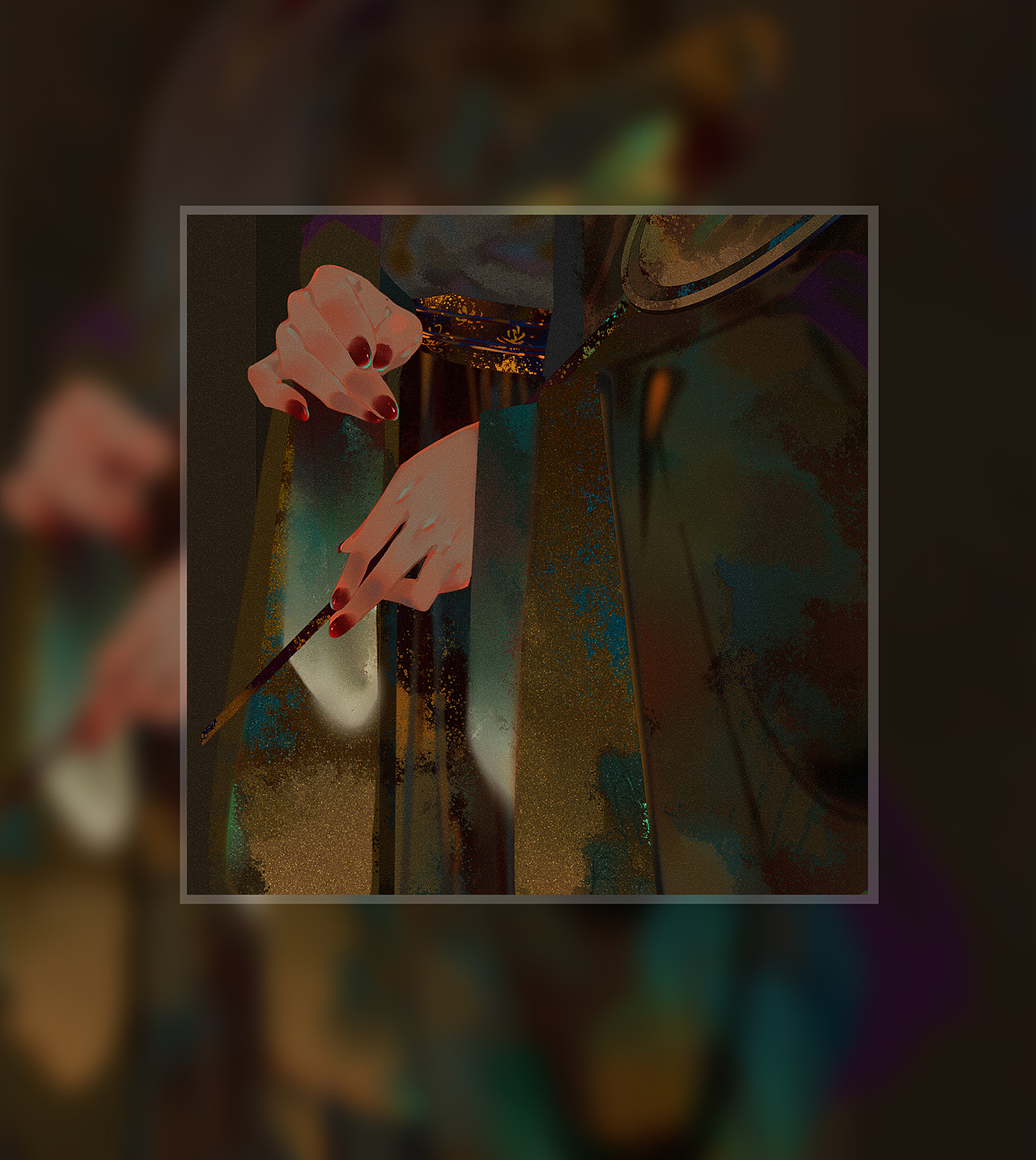 青铜落（图ZMjg4NTY1NDY0） - 艺术插画 - 站酷设计师荀白茶司原创素材 - 站酷ZCOOL