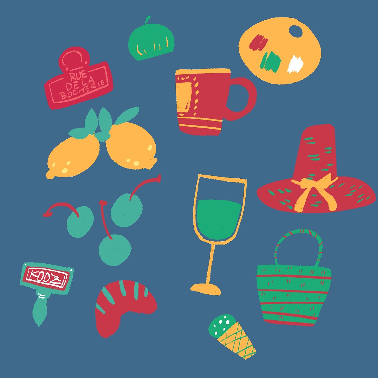 素材小物件练习