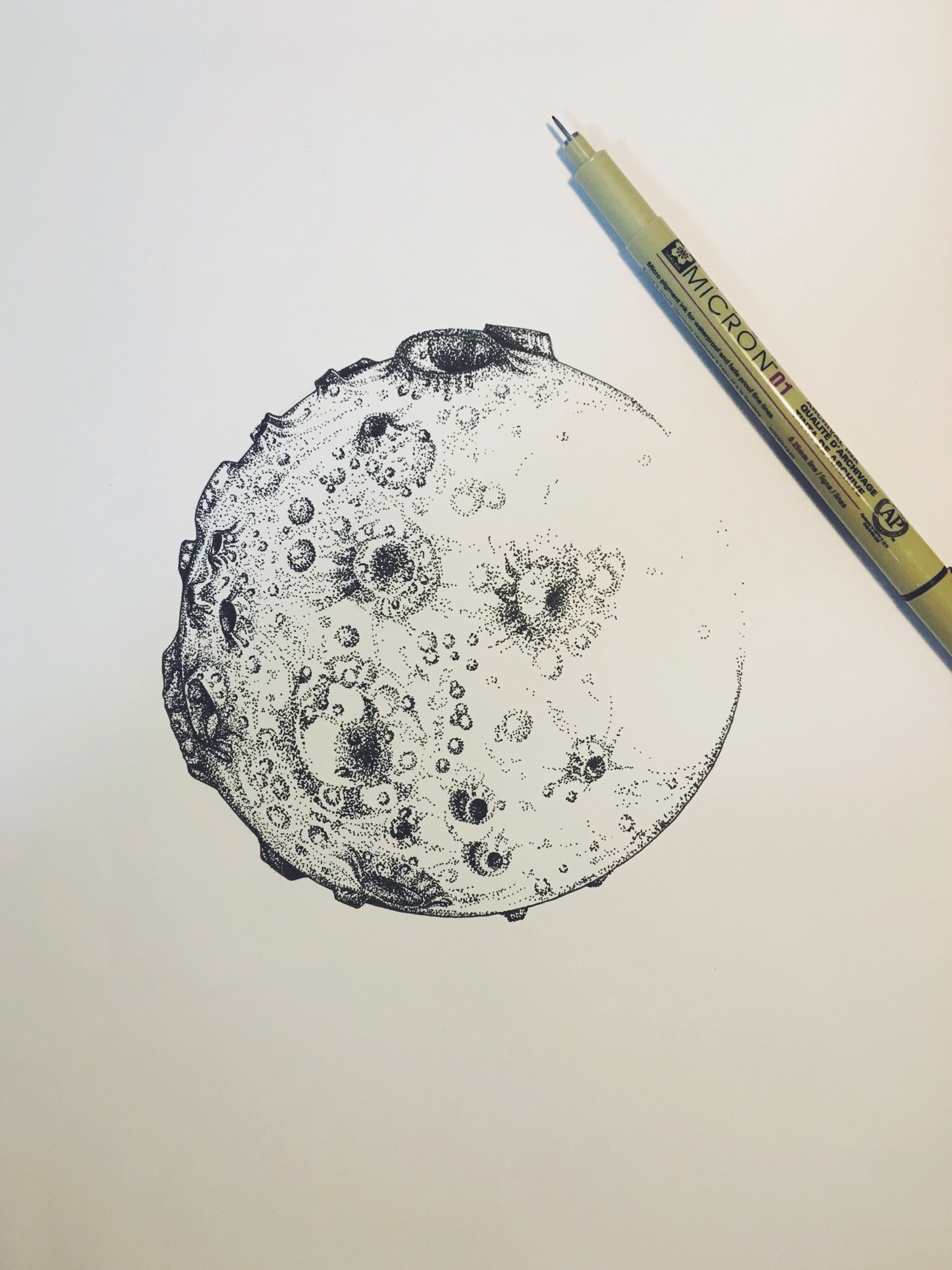 月球表面绘画图片图片