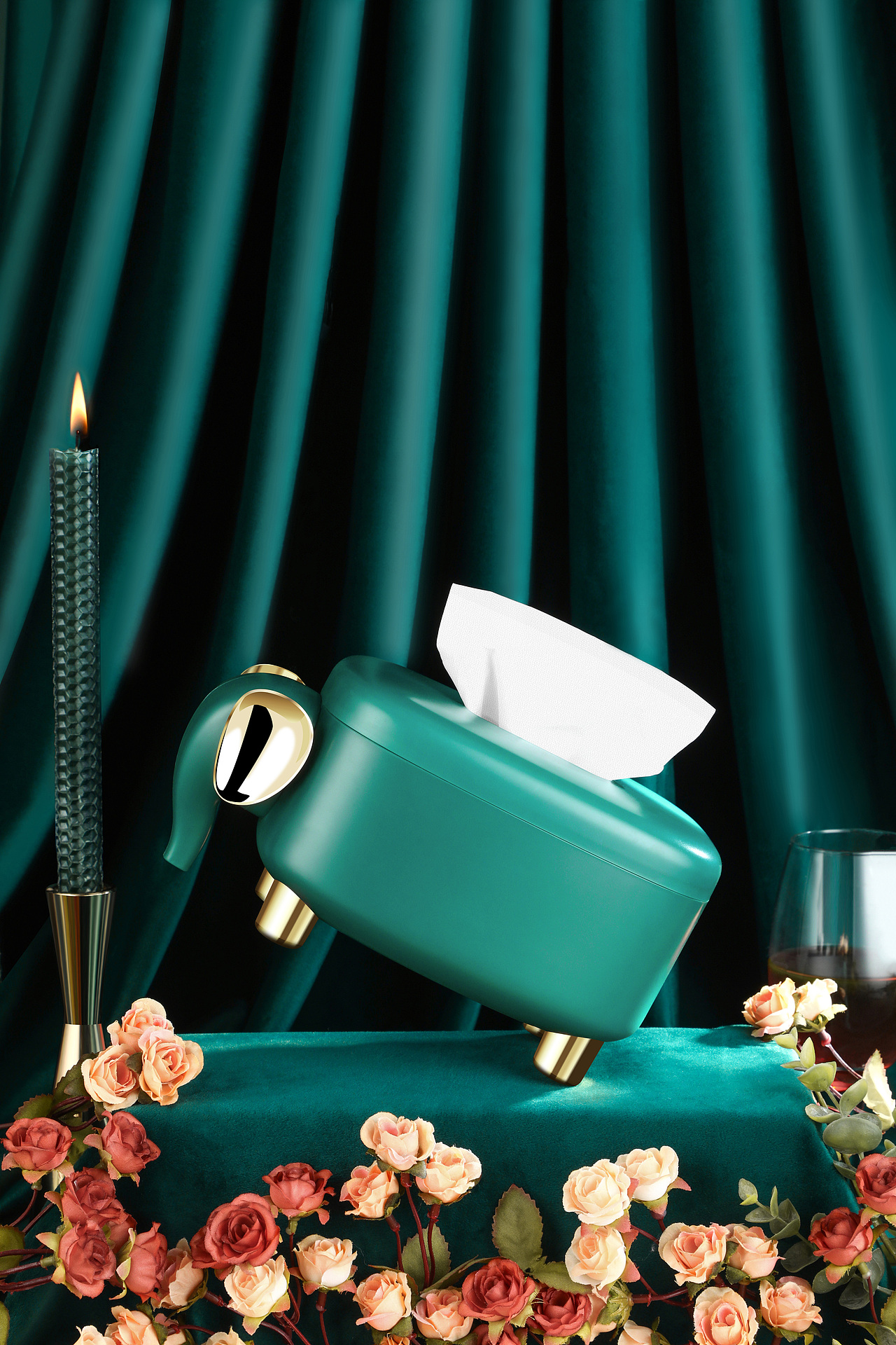 家居日用品摄影 | 吉象纸巾盒 认真