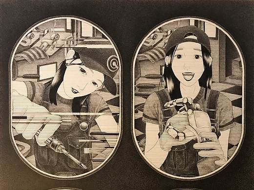 《故障》（个人主页-ZMzcyMTU5ODg=） - 绘画 - 站酷设计师荣池原创素材 - 站酷ZCOOL