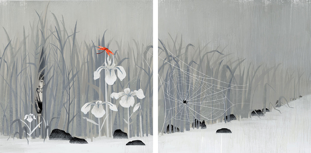 <The Red Dragonfly>—a story born from shado
