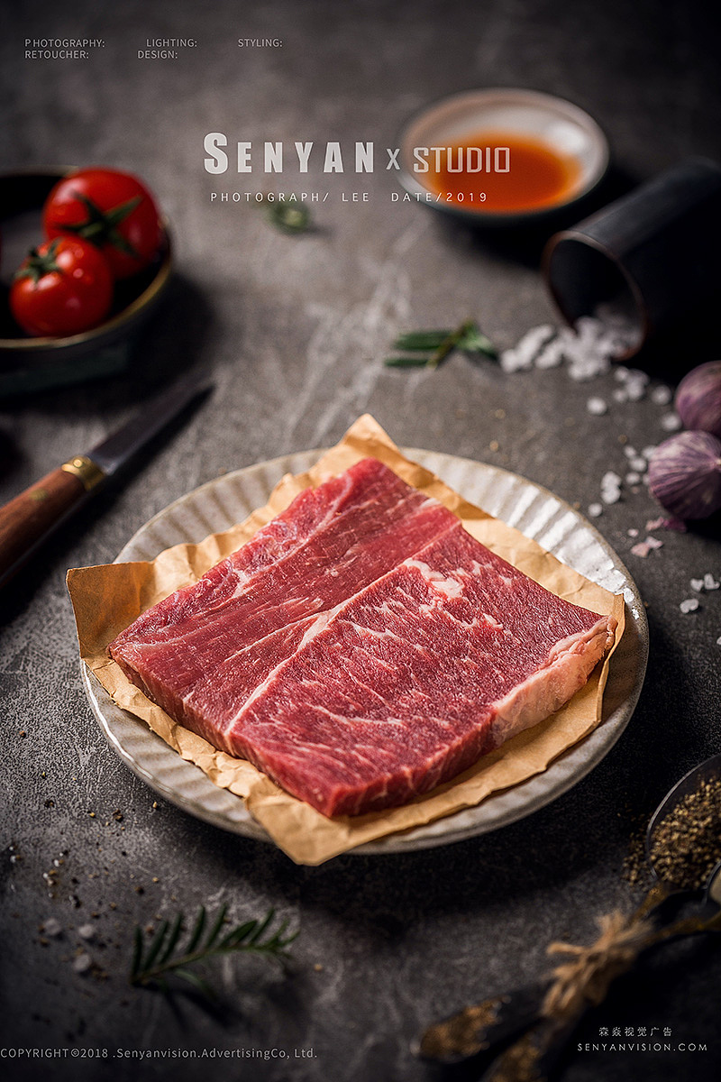 牛排生鲜拍摄