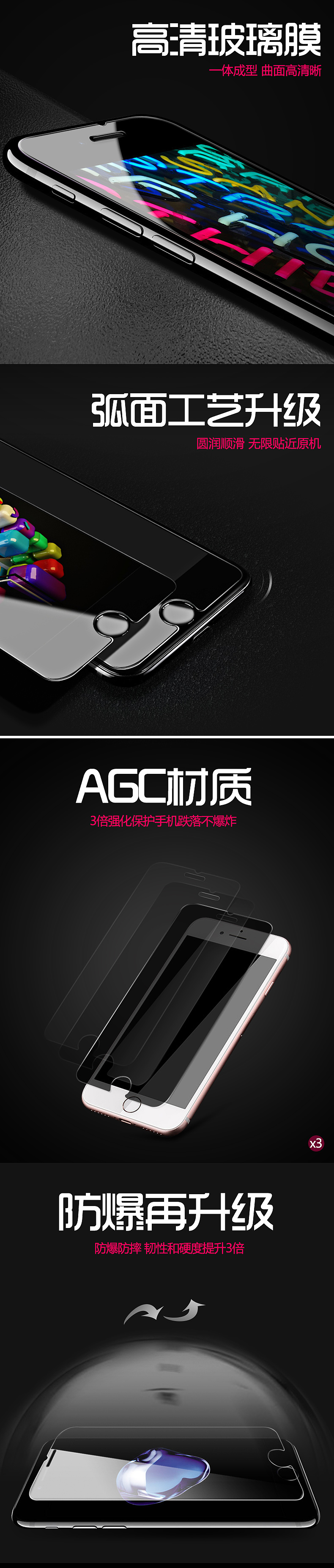 鋼化膜詳情頁(yè)（圖ZOTMxNDgxODg=） - 電商 - 站酷設(shè)計(jì)師Maggie_Q原創(chuàng)素材 - 站酷ZCOOL