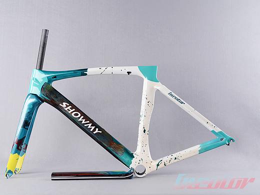 【飞鸟和鱼】自行车架手绘涂装设计