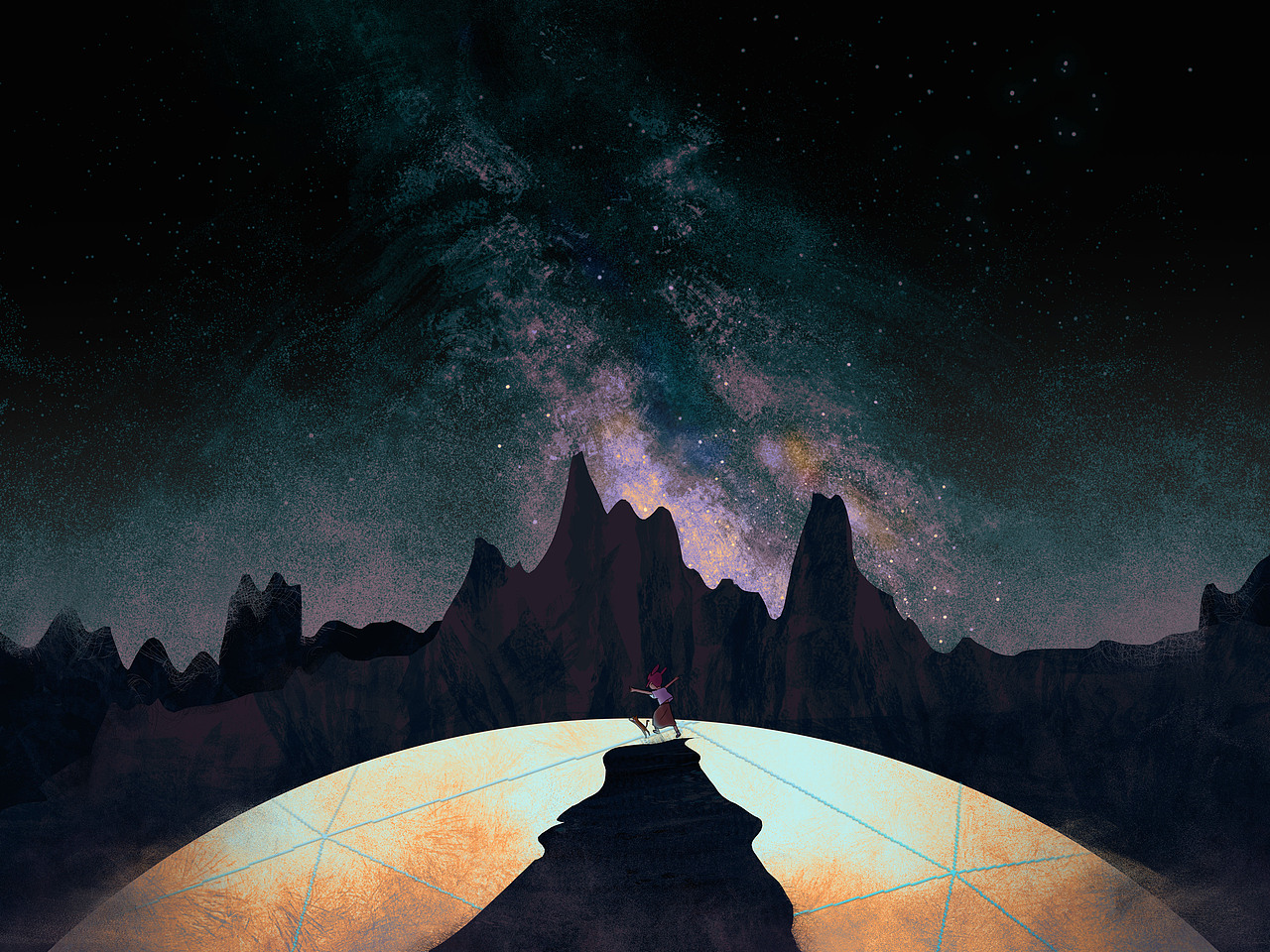 夢(mèng)中的星球（圖ZMjUwMDk2Nzk2） - 創(chuàng)作習(xí)作 - 站酷設(shè)計(jì)師咸咸咸檸七原創(chuàng)素材 - 站酷ZCOOL