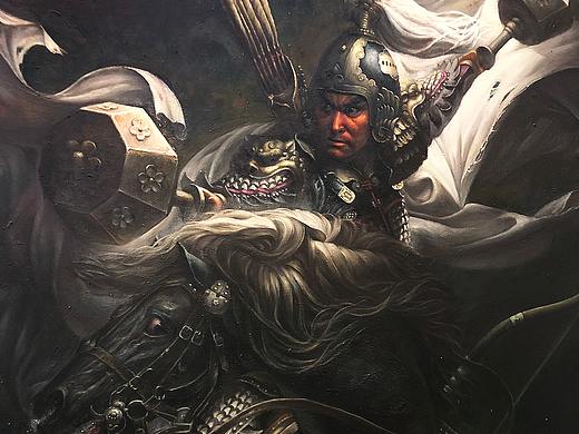 油画习作—《八千里路云和月》150x110cm