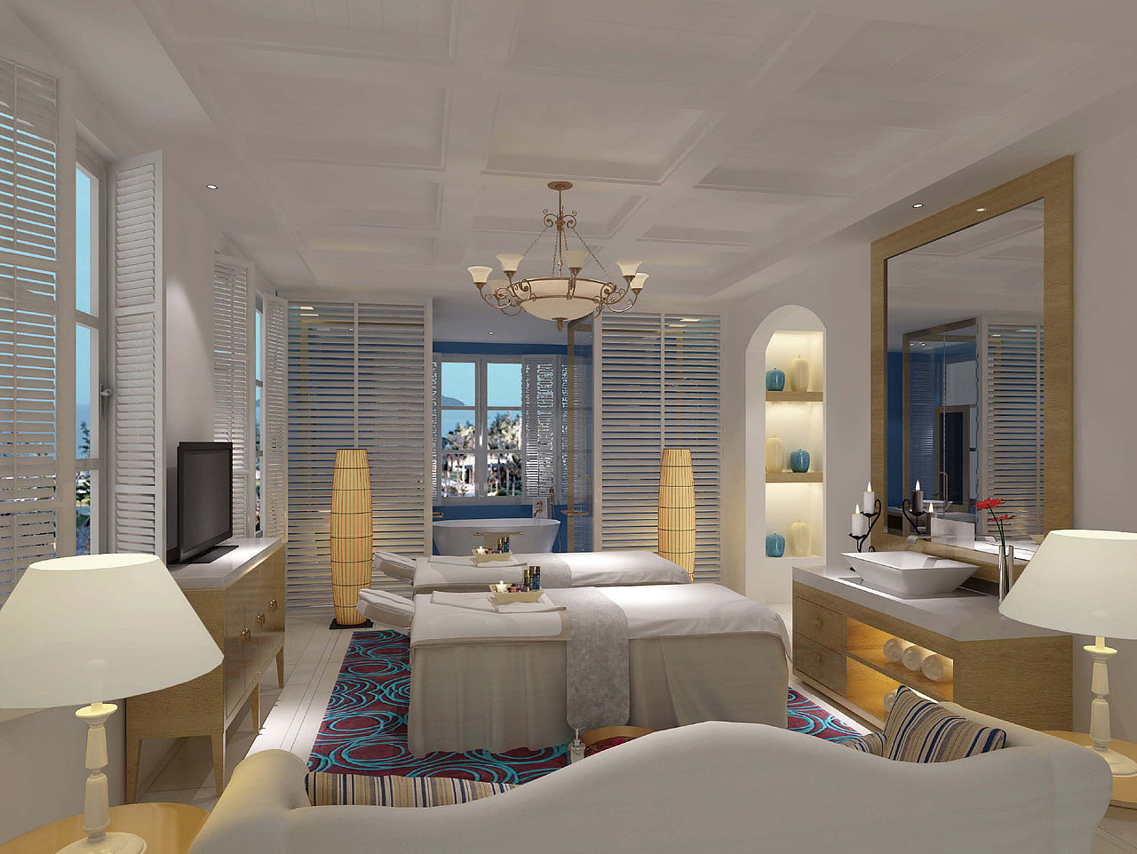 成都美容院spa设计|成都美容院spa装修